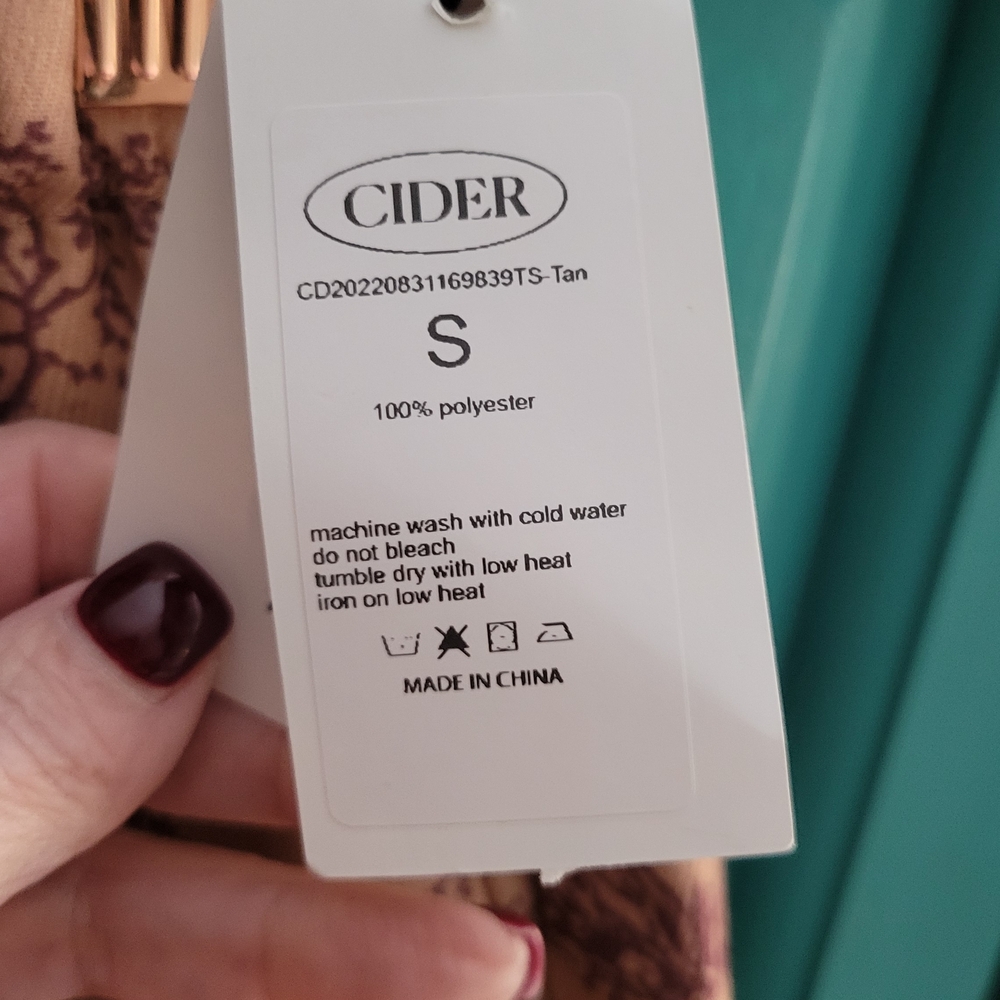 Cider Beige & Purple Toile Cargo Track Pants - Picture 3 of 4